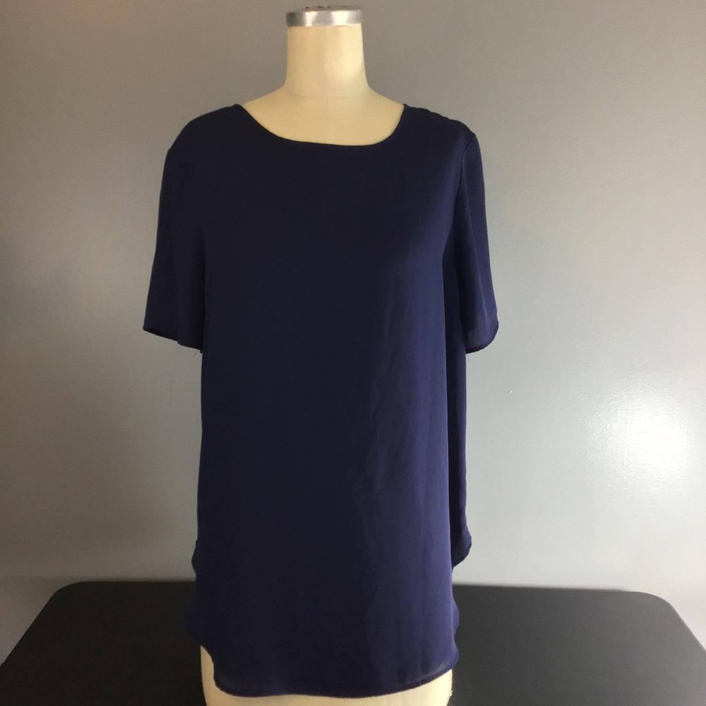 PINK ROSE Navy Top